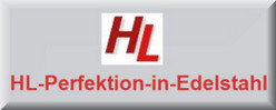 Logo HL Perfektion in Edelstahl