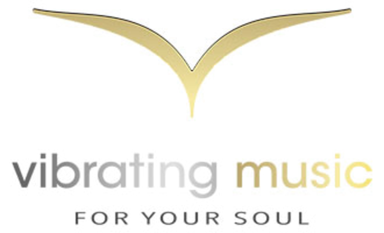 Logo vibrating music