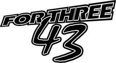 Logo FOR THREE 43 Basketball