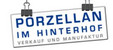 Logo Porzellan im Hinterhof