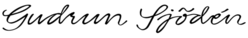 Logo Gudrun Sjödén