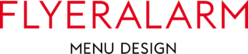 Logo FLYERALARM Menu Design